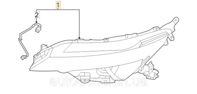 260105MR0A Nissan/Infiniti Фара передняя правая