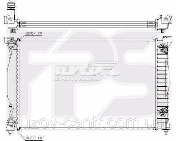 Радиатор FP12A466 FPS