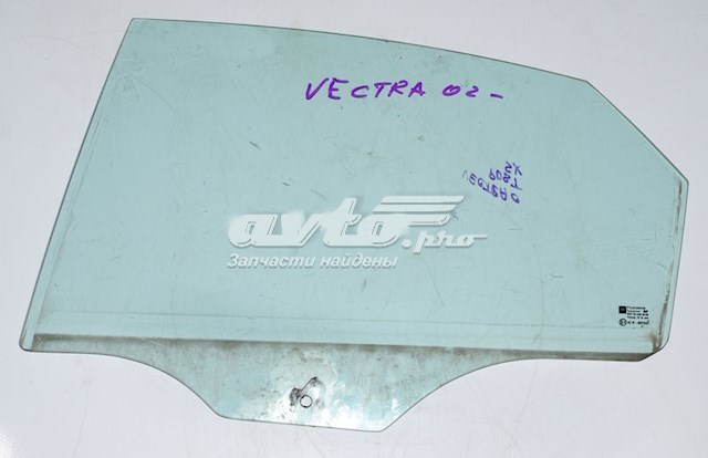 24449805 Opel vidro da porta traseira esquerda