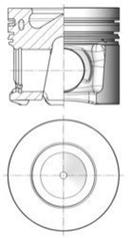 Поршень на 1 цилиндр 41493600 Kolbenschmidt