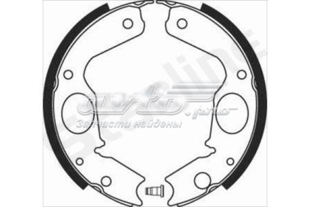 BC08350 Starline Тормозные колодки ручника