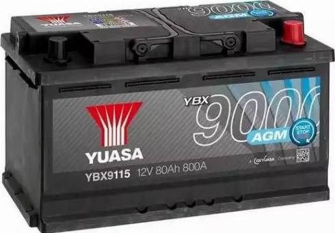 Купить Yuasa Емкость 80А/ч YBX9115