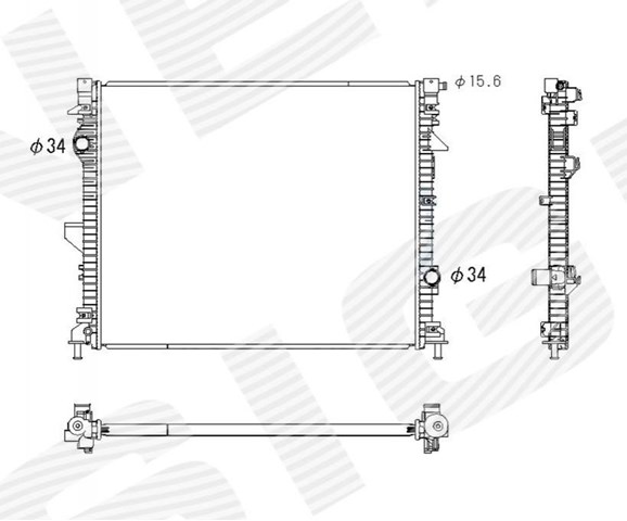 Радиатор RA13554Q Signeda