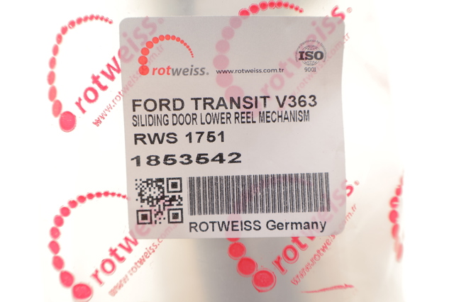 Ролик двери боковой/сдвижной, правый нижний Rotweiss RWS1751 цена, от 31.69 USD