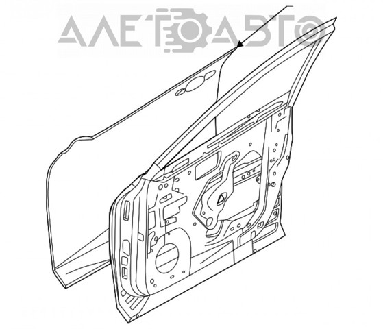 H010M6RAMA Nissan/Infiniti Дверь передняя правая