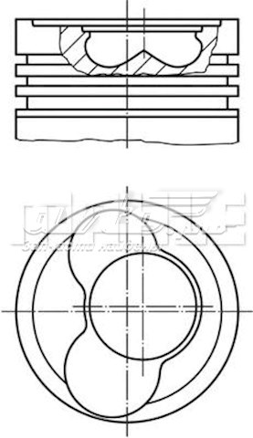 Поршень в зборі 305902 MAHLE