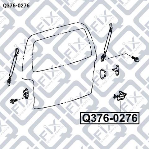 Ручка задней двери, наружная Q-fix Q3760276 цена, от 12.27 USD