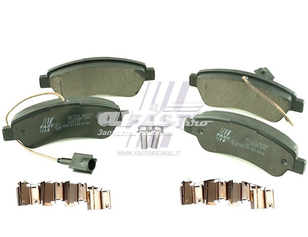 Колодки тормозные задние дисковые FAST FT29098