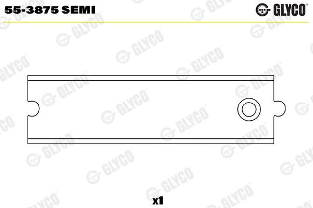 55-3875 SEMI Glyco bucha de biela