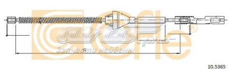 10.5365 Cofle cabo traseiro direito/esquerdo do freio de estacionamento
