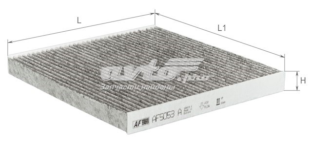 Фильтр салона AF5053A Alpha Filter