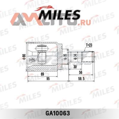 ШРУС внутренний задний GA10063 Miles