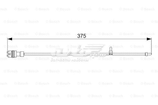 Датчик износа тормозных колодок передний правый Bosch 1987473035
