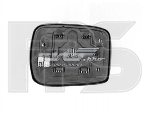 Стекло зеркала заднего вида, правого FPS FP3016M12 цена, от 13.30 USD