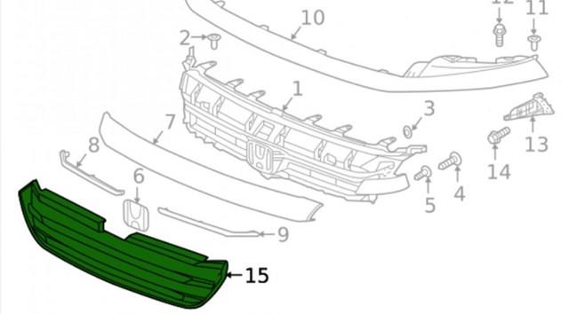 Купить 71124TXMA01 Honda Решетка радиатора