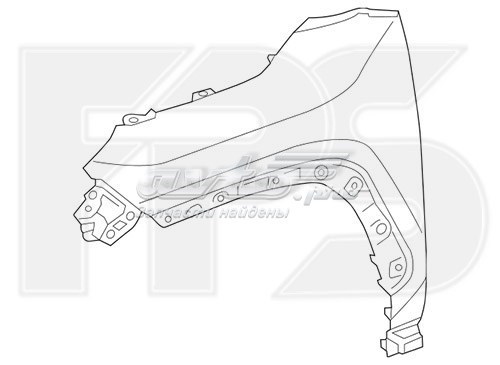 Крыло переднее левое FPS FP7066311 цена, от 51.24 USD