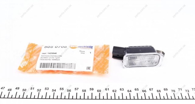 Фонарь подсветки заднего номера Autotechteile 5050708 цена, от 5.93 USD