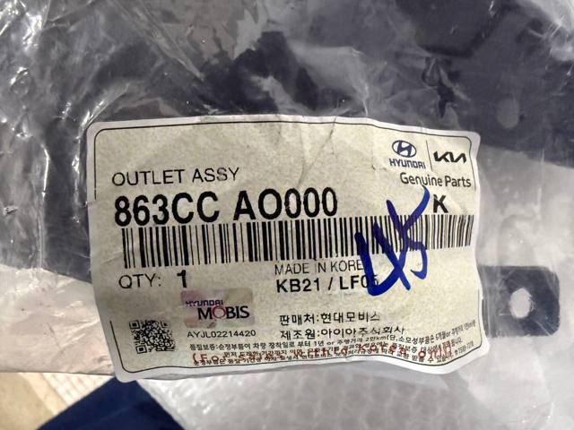 863CCAO000 Hyundai/Kia 