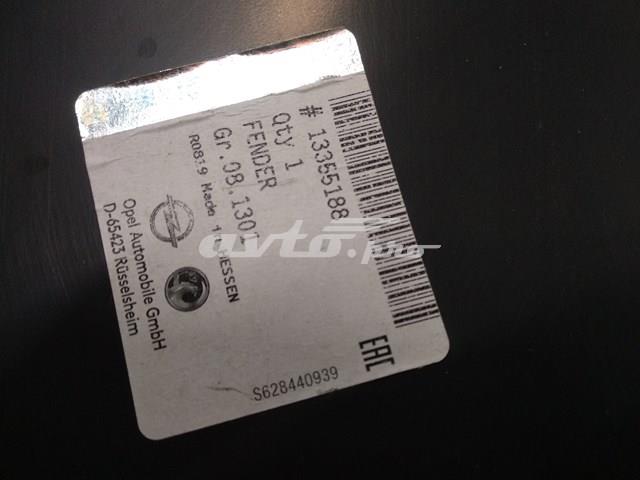 13355188 Opel Переднее правое крыло