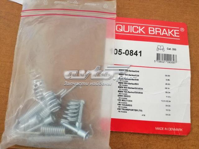 105-0841 Quick Brake kit de montagem das sapatas traseiras de tambor