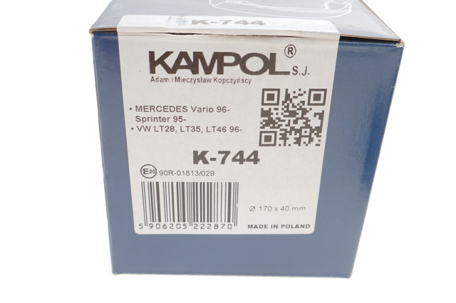 Тормозные колодки стояночного тормоза Kampol K744 цена, от 15.08 USD