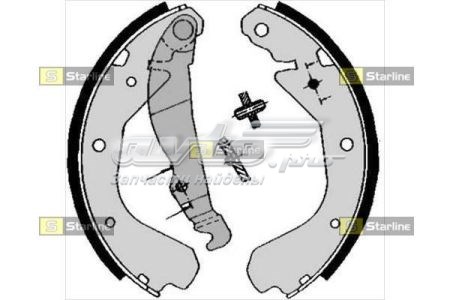 Колодки тормозные задние барабанные STARLINE BC04640