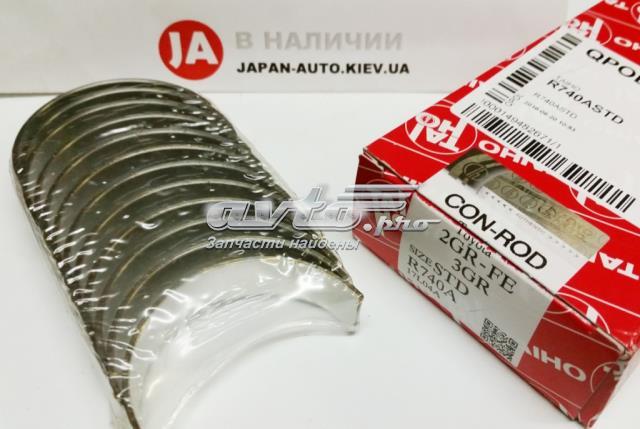 Folhas inseridas de cambota de biela, kit, padrão (STD) para Toyota Camry (V70)