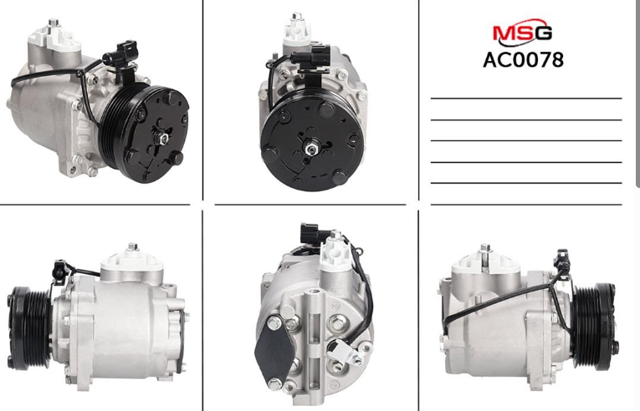 AC0078 MSG Компрессор хладагента