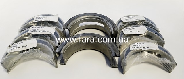 Купить 77586610 Kolbenschmidt Вкладыши коленвала коренные, комплект, 1-й ремонт (+0,25)