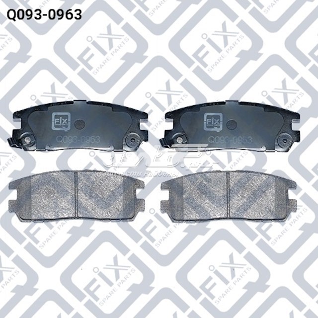 Задние дисковые колодки Q-fix Q0930963