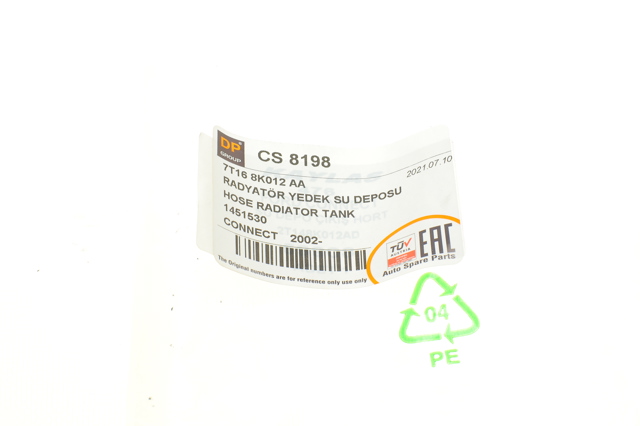 Купить CS8198 DP Group Шланг расширительного бачка верхний