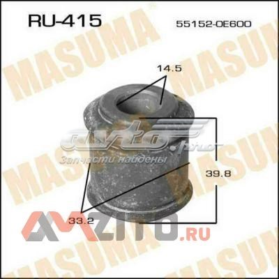 RU415 Masuma bloco silencioso traseiro de braço oscilante transversal