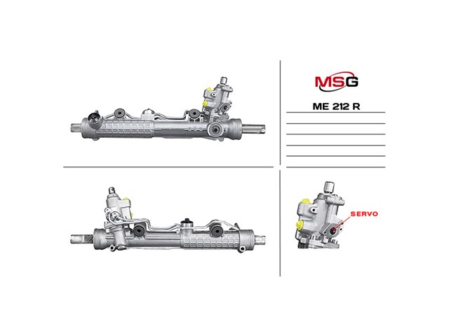 Рулевая рейка ME211R MSG Rebuilding