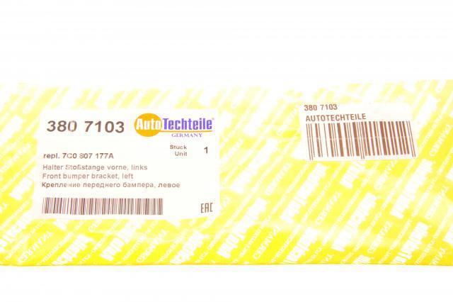 3807103 Autotechteile Направляющая переднего бампера левая