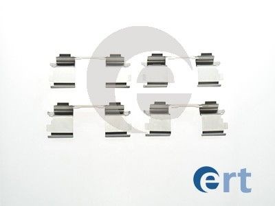 420026 ERT комплект пружинок крепления дисковых колодок передних