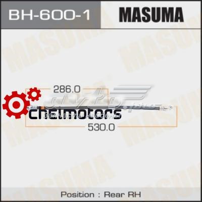 Шланг тормозной задний правый Masuma BH6001