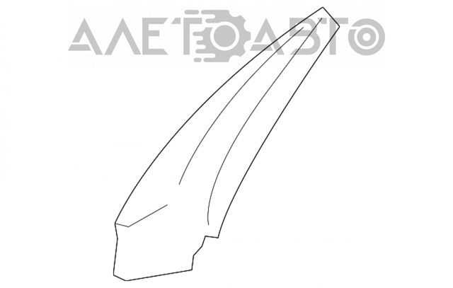 Grelha direita de limpadores de pára-brisa para Mazda CX-5 (KE)