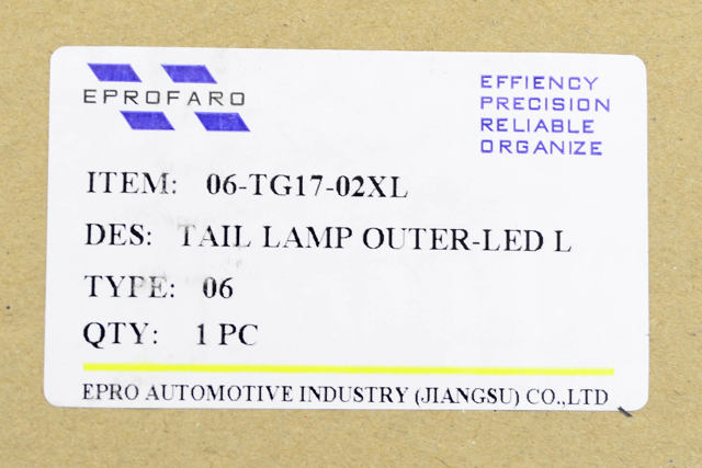 Задняя левая внешняя фара EPROFARO 00000078582 цена, от 106.75 USD