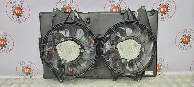 Диффузор радиатора охлаждения, в сборе с мотором и крыльчаткой на Mazda CX-5 KF