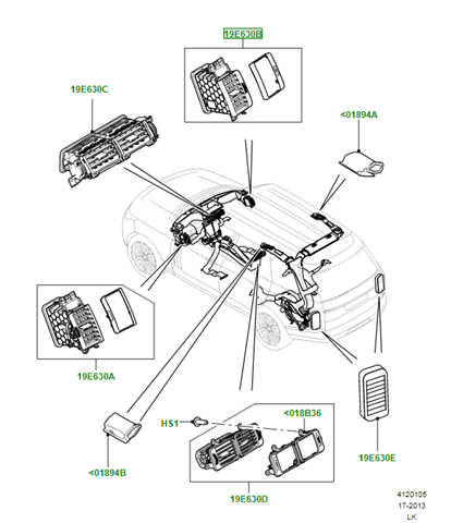 LR035208 Land Rover 