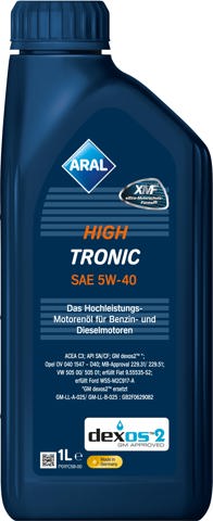 Масло моторное ARAL 5W40HITR1L