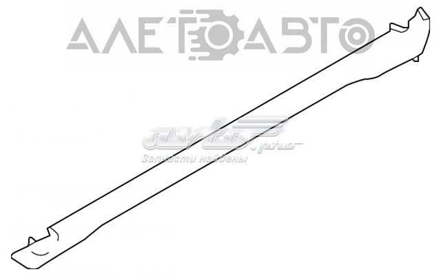 Накладка (молдинг) порога наружная левая FPS FP5037223