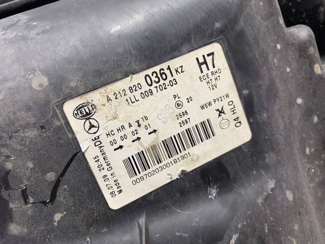 Левая фара A2128200361 Mercedes