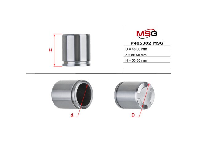 Поршень суппорта переднего MSG P485302MSG
