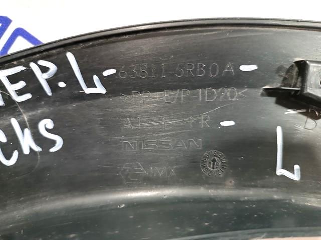 638115RB0A Nissan/Infiniti Молдинг арки крыла переднего, левый