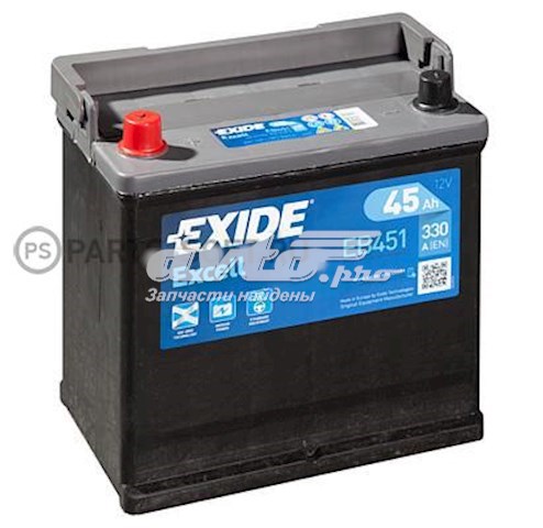 Купить Аккумулятор Exide 45 А/ч (EB451)