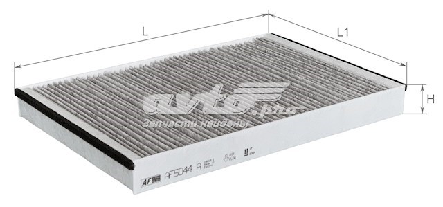 Фильтр воздушный отопителя Alpha Filter AF5044A цена, от 8.26 USD