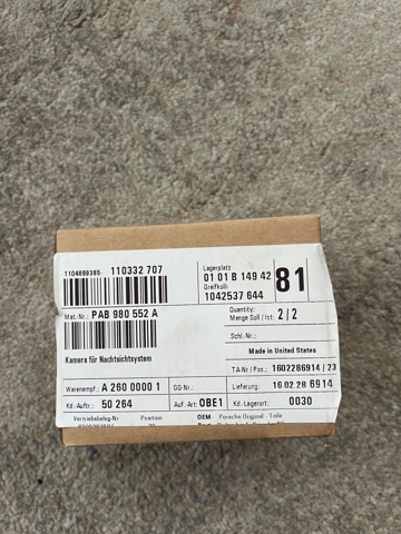 PAB980552A Porsche 