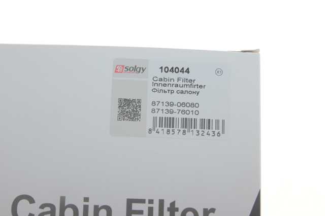 Фильтр воздушный отопителя Solgy 104044 цена, от 4.36 USD