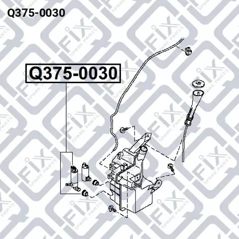 Q3750030 Q-fix Насос омывателя фар